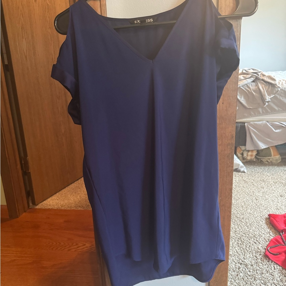 Express Royal Blue Women's Blouse